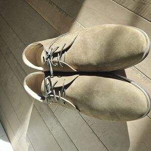 Men's Olive Suede Shoes